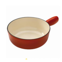 Enamel Round Saucepan Without Lid,21*21*8.0cm